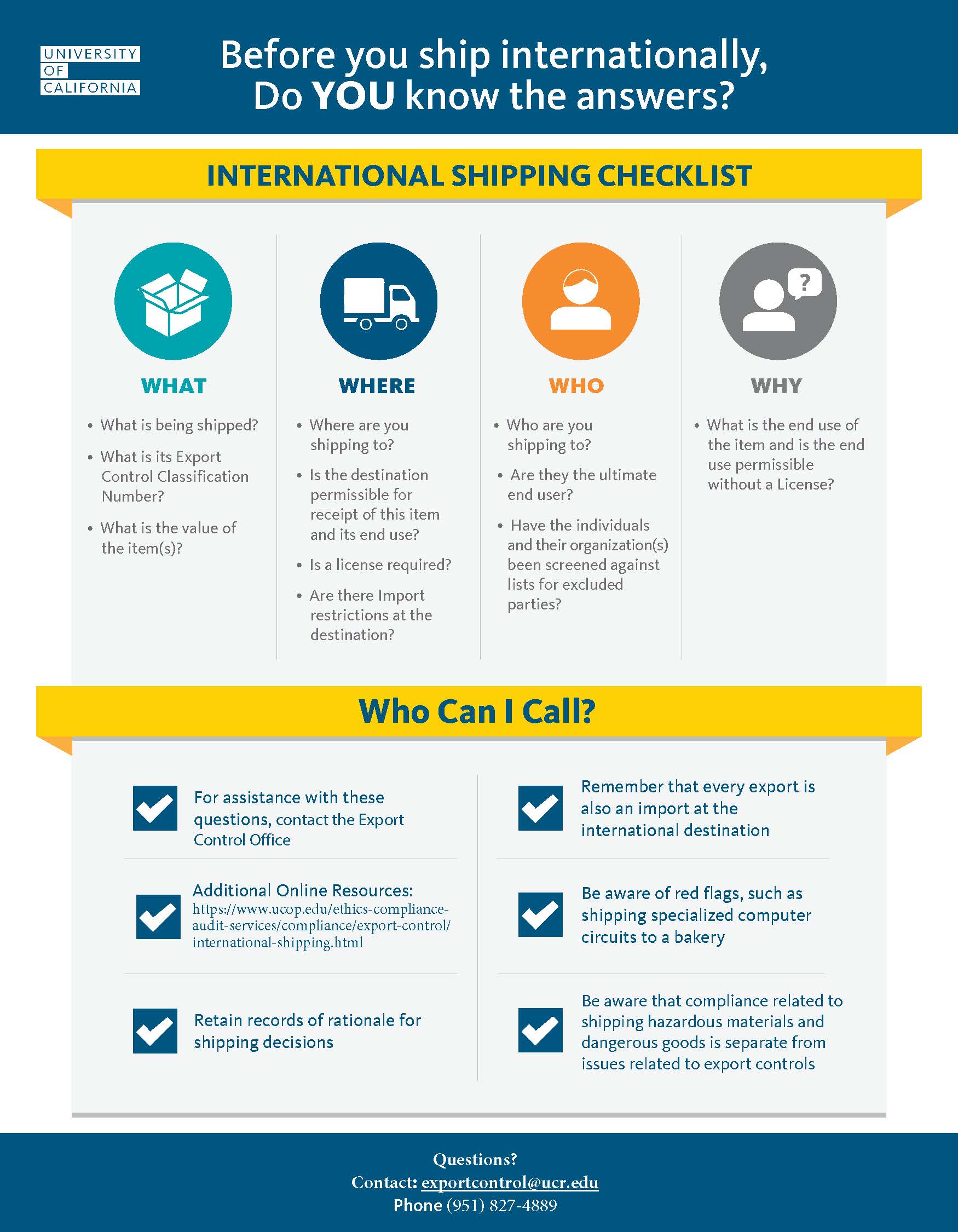 International Shipping Campus Business Services